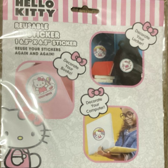 HELLO KITTY 3D REUSABLE STICKER LOT - Picture 4 of 4